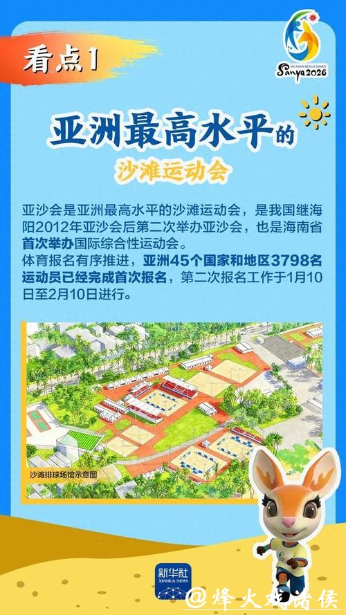 亚沙会倒计时100天,最全看点来了! 亚沙会倒计时100天,最全看点来了!